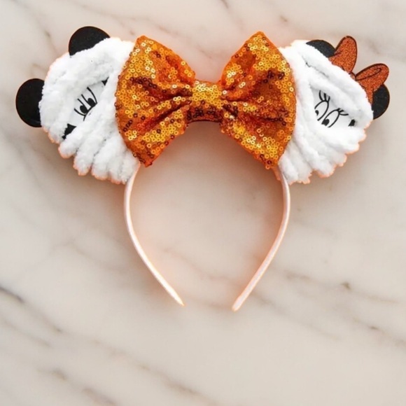 Halloween Mummy Minnie and Mickey Ears - Picture 1 of 6